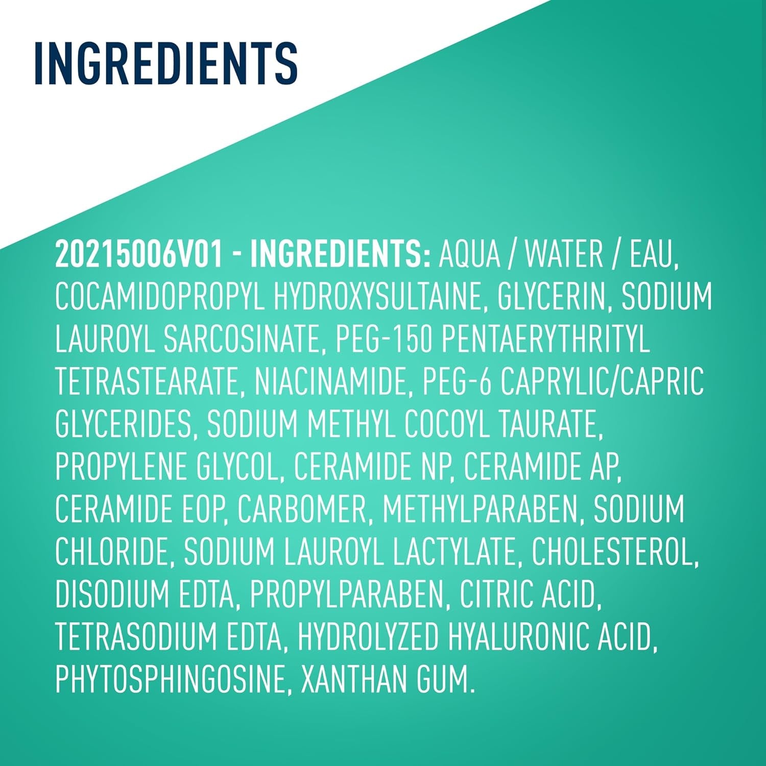 Foaming Facial Cleanser, Daily Face Wash for Oily Skin, Hyaluronic Acid + Ceramides + Niacinamide, Fragrance Free & Paraben Free, Non-Drying Oil Control Face Wash, 16 Fluid Ounces